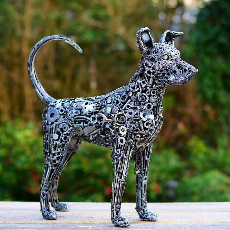 Scrap Metal Sculptures by Brian Mock