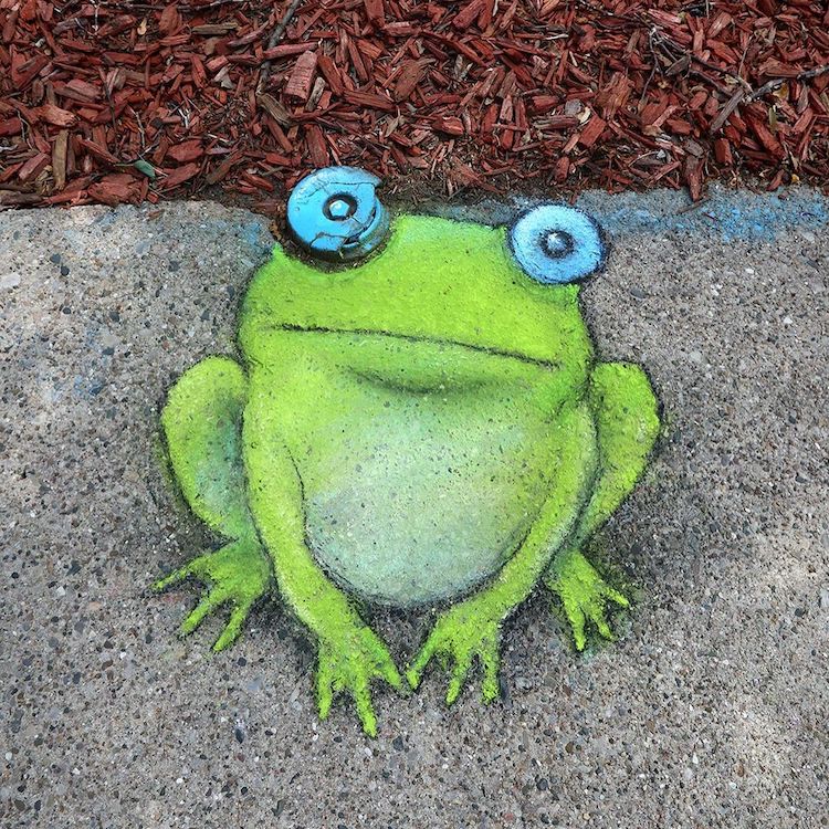 Illusion d'Optique Art de rue par David Zinn