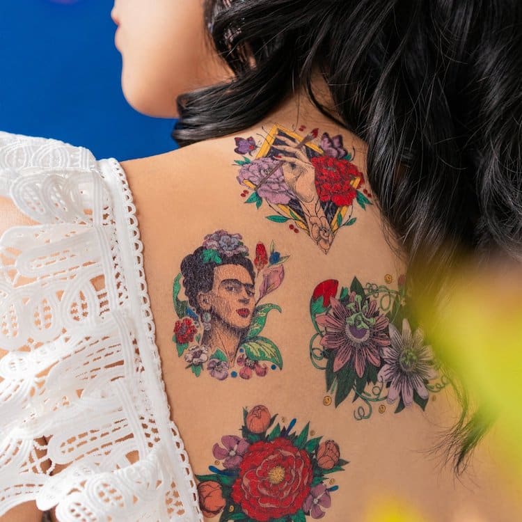 Frida Kahlo Temporary Tattoos