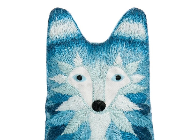 Wolf Embroidery Kit