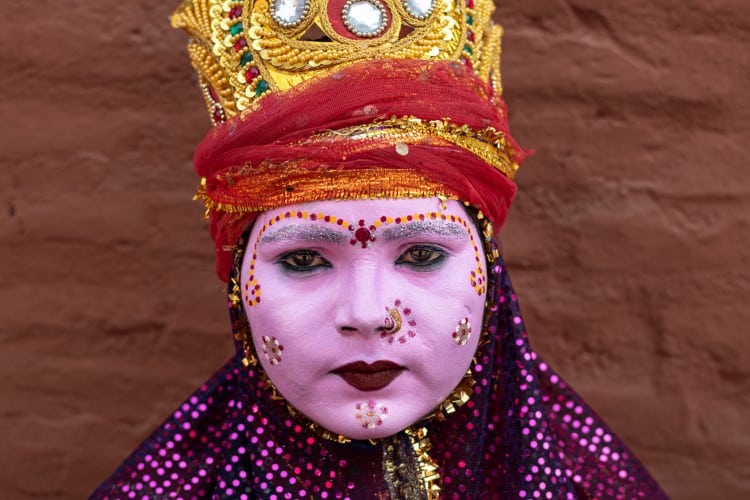 Sadhu at Maha Shivaratri at Pashupatinath Temple