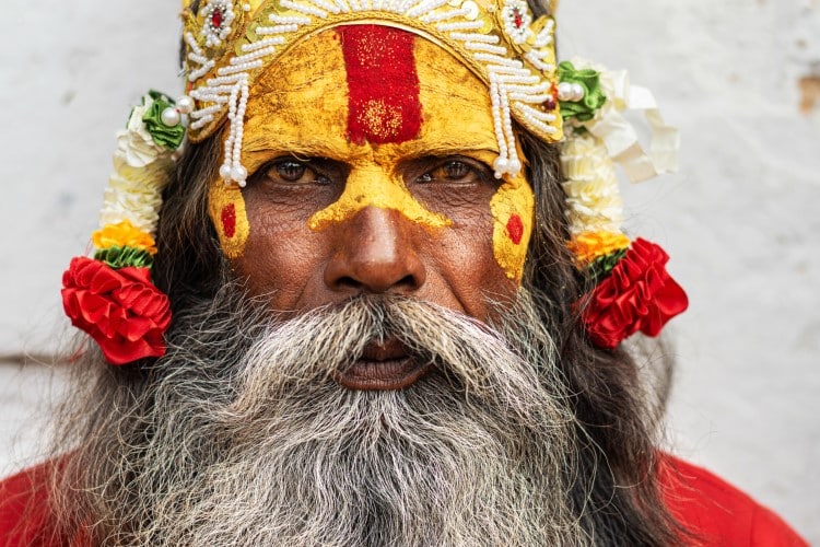 Sadhu at Maha Shivaratri at Pashupatinath Temple