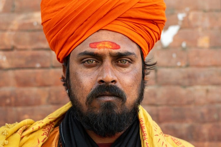 Pilgrim at Maha Shivaratri at Pashupatinath Temple